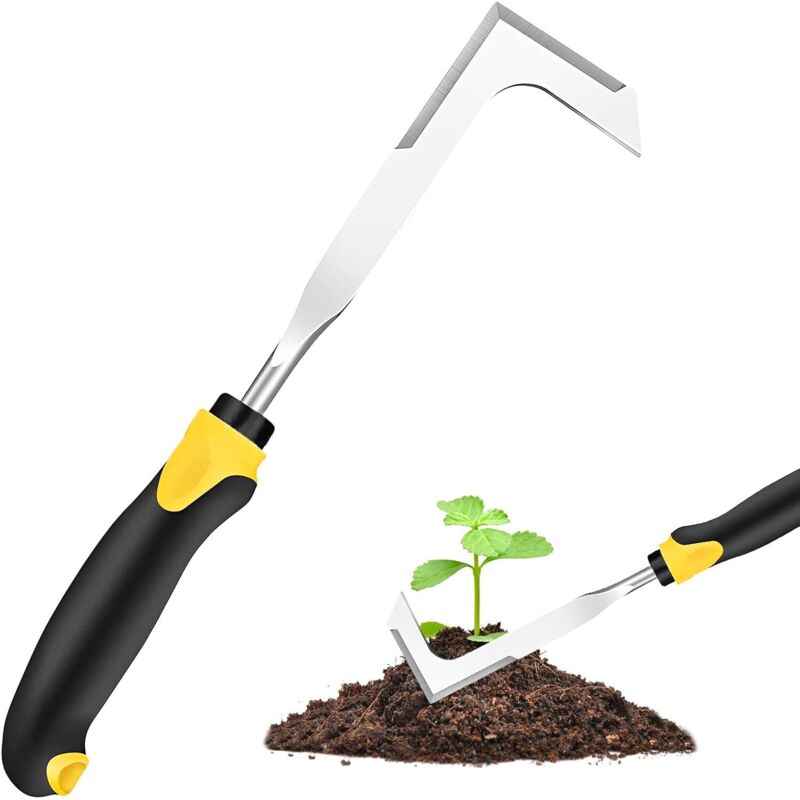Aiperq - Desherbeur Manuel, Outillage de Jardin, Couteau Désherbeur, Desherbeur