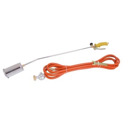Désherbeur thermique à gaz - tuyau 5 m - régulateur de pression 2.5 bar