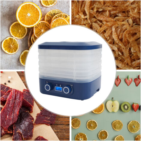 Deshidratador de alimentos, deshidratador de frutas con 5 bandejas, deshidratador de alimentos PP
