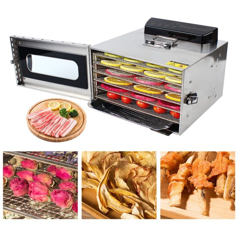 Deshidratador de cocina de 6 pisos Deshidratador de verduras Deshidratador de frutas Deshidratador de carne