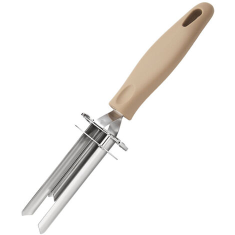 Deshuesador de frutas y verduras - Herramienta de acero inoxidable  Utensilio de cocina para deshuesar tomates, uvas y patatas - Para patatas, cerezas, dátiles y tomates