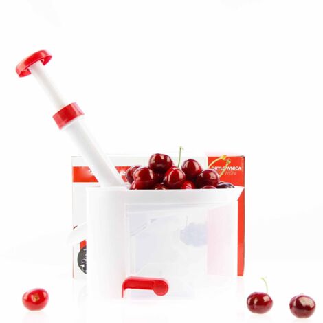 DESHUESO DE CEREZAS, ACEITUNAS Y ACEITUNAS CON VENTOSA, RECIPIENTE ANTIDESLIZANTE