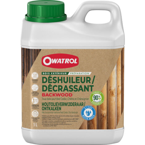 Déshuileur décrassant biosourcé Owatrol BACKWOOD  1 litre