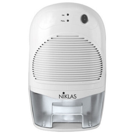 Deshumidificador Niklas Dry 1500 – 600 ml/24h – Bandeja de 1,5 L – Tecnología Peltier