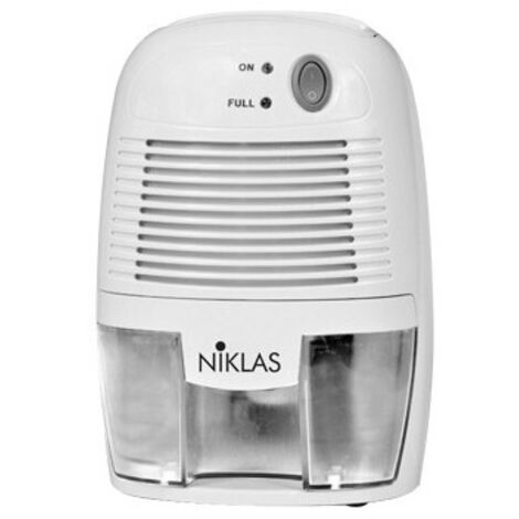 Deshumidificador Niklas Dry 500 – 250 ml/24h – Bandeja de 500 ml – Tecnología Peltier