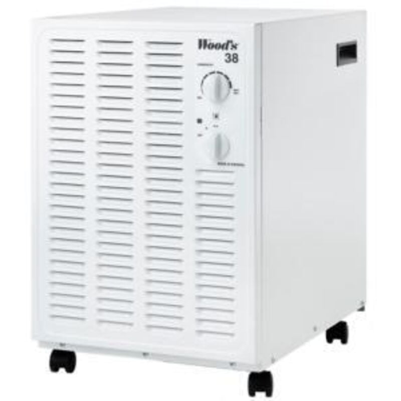 

Deshumidificador profesional Woods SW38FW Blanco