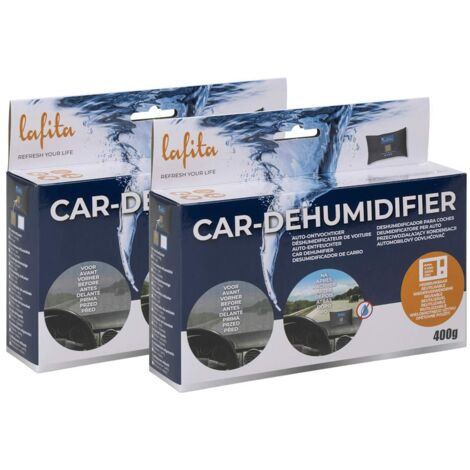 Deshumidificadores de coche reutilizables 2 uds 400 g vidaXL