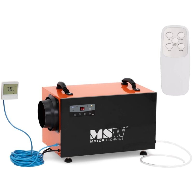 MSW - Déshumidificateur 45 l/24 h 55 m² 280 m³/h adapté aux vides ventilés
