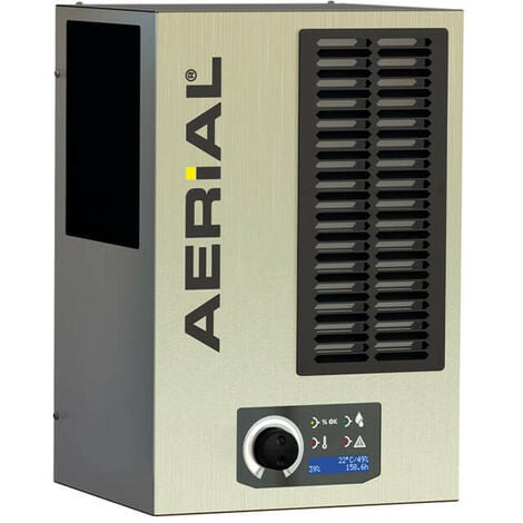 Déshumidificateur à condensation Sovelor Aerial AD110 débit d'air 225m3/h 230V 330W températures 5-30°C montage mural