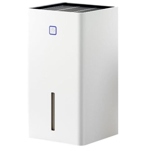 Déshumidificateur avec réservoir d'eau de 1,1 L, arrêt automatique, déshumidificateur avec une seule touche pour la maison, la salle de bain, la chambre