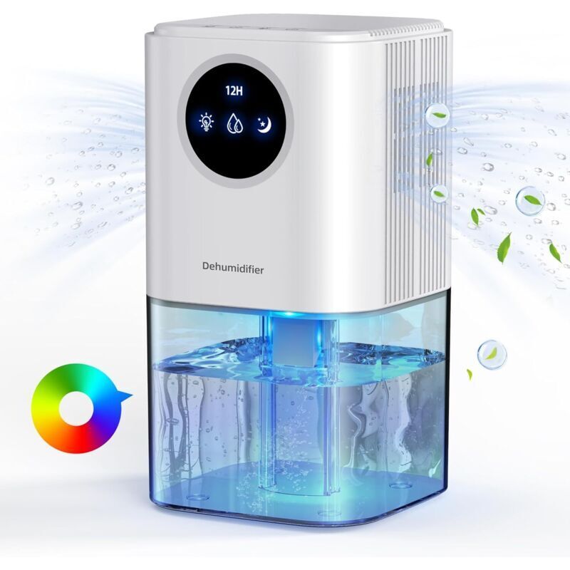 Jalleria - Deshumidificateur d' air Anti Moisissure, Portable 1700ML Electrique
