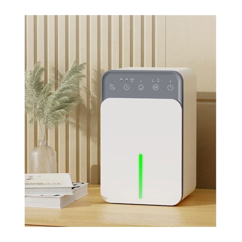 Déshumidificateur d air électrique - 1500 ml - Avec minuterie - Mode veille - Lumière portable - Arrêt automatique - Pour chambre à coucher,