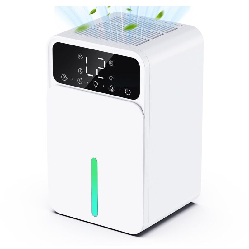 Deshumidificateur d air1500ML, Déshumidificateur d air Electrique avec 12H de