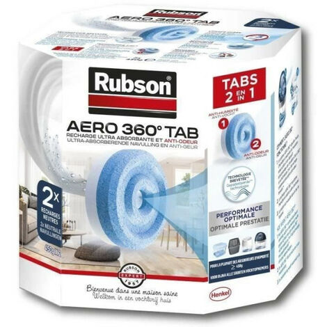 Déshumidificateur d'Air Recharge AERO 360 Recharge Neutre Lot de 2