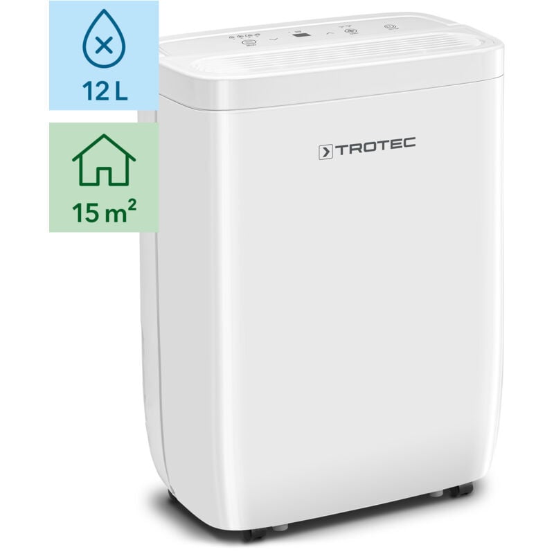 Trotec - Déshumidificateur d'air ttk 27 e mobile 12 l/jour et 15 m²