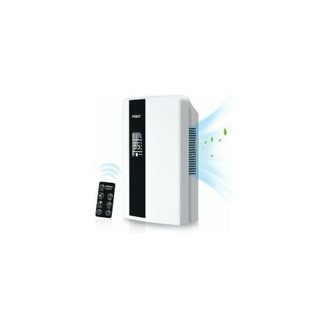 Déshumidificateur Deshumidificateur d air, 2L Déshumidificateur Effet de Déshumidification Bonne, Tranquille, Purification, Humidité Constante Intelligente, Arrêt Automatique, Deshumidificateur pour P