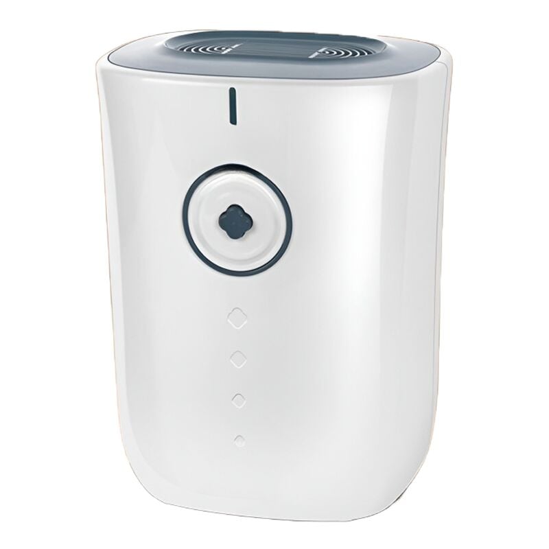 Déshumidificateur électrique pour la maison, portable, compact, silencieux, pour sous-sol, chambre, salle de bain, arrêt automatique (blanc)