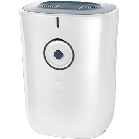 Déshumidificateur électrique pour la maison, portable, compact, silencieux, pour sous-sol, chambre, salle de bain, arrêt automatique (blanc)
