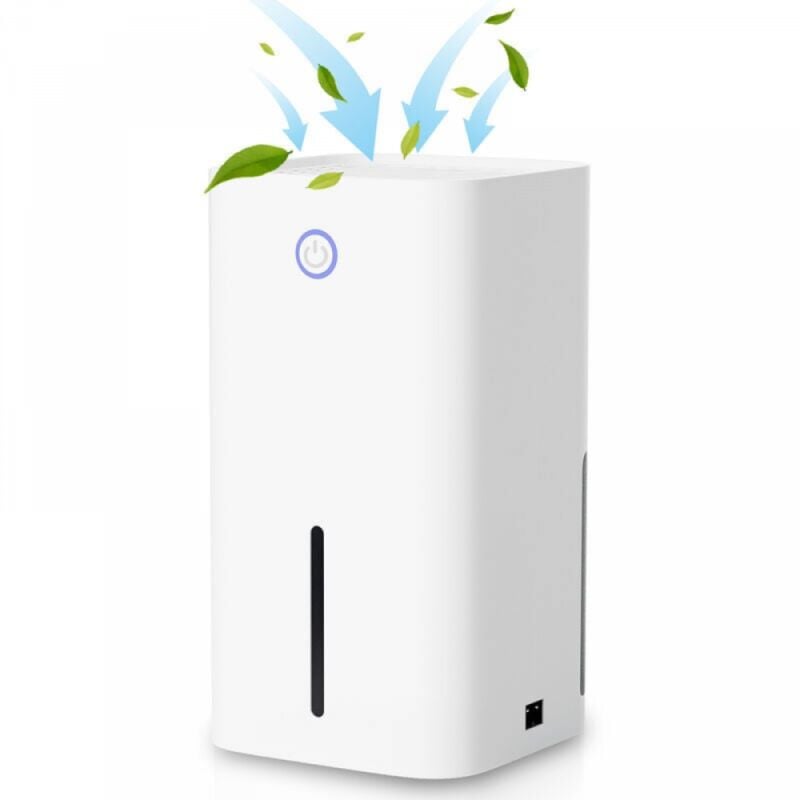Cyslmuk - Déshumidificateur Électrique Réservoir d'eau 850ml, Déshumidificateur d'Air Silencieux