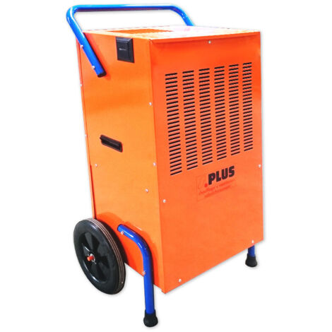 Déshumidificateur mobile 80 L/24h – Évacuation gravitaire – Roues chantier pour transport facile – Hygrostat électronique – S Plus