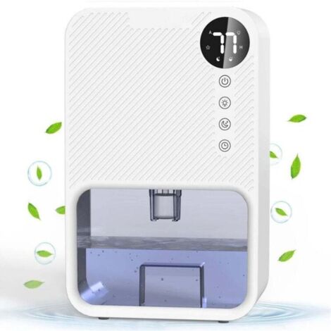 Déshumidificateur intelligent avec réservoir d'eau de 3,8 L, blanc, adapté pour une surface de 20 m²