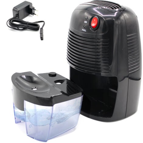 Déshumidificateur Portable FISHTEC Jusqu'à 20 m2, Silencieux, Compact - Capacité 500 ml