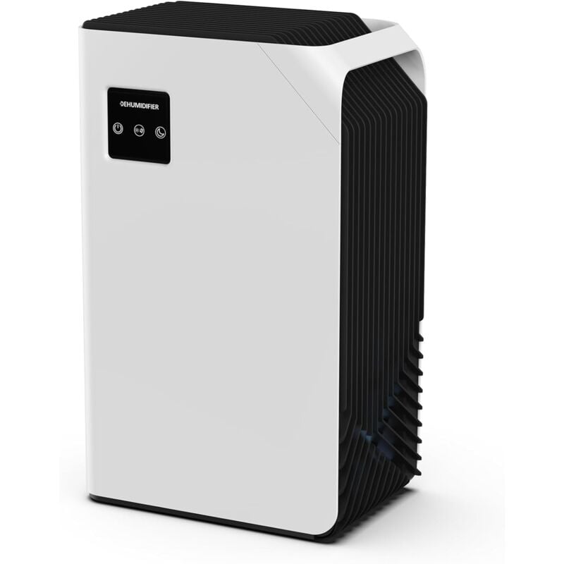Déshumidificateur, réservoir d'eau de 2,5 l, déshumidificateur portable pour chambre à coucher, déshumidificateurs silencieux de 1 000 m² pour la