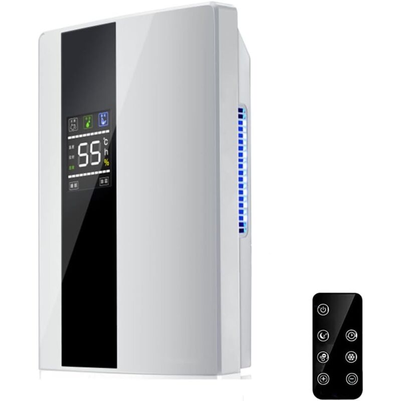 Déshumidificateur, sèche-Linge électrique Portable avec télécommande, déshumidificateurs pour sécher Les vêtements avec Effet de déshumidification