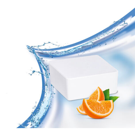 Déshumidificateur WENKO Cube 500g absorbeur d'humidité orange bloc rechargeable avec chlorure de calcium 6 x 500g idéal pour lutter contre l'humidité et moisissure maison désodorisant d'air