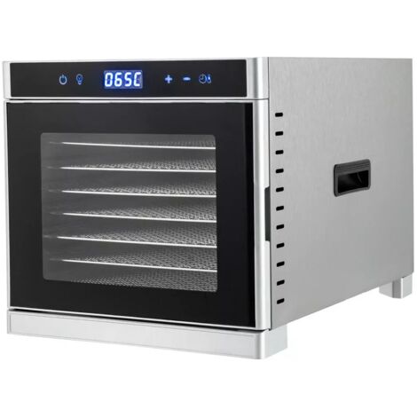 Déshydrateur 700 Watt Déshydrateur Alimentaire Affichage LED Déshydrateur de Fruits Déshydrateur de Légumes Acier Inoxydable 304 13.317.712.5 Inch Faible Bruit