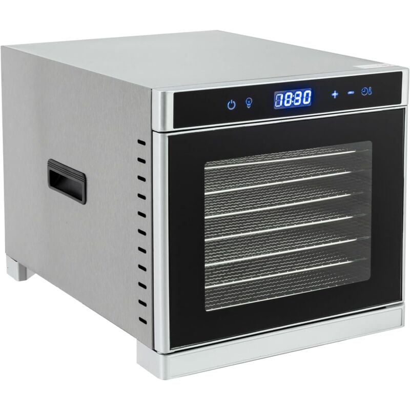 Gojoy - Déshydrateur automatique en acier inoxydable, 400 w, Electroménager Pour la maison, 8 étages, Avec minuterie et régulateur de température de