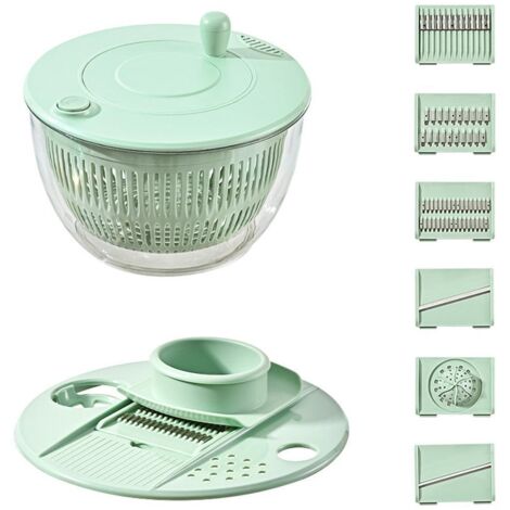 Déshydrateur multifonction pour fruits et légumes, trancheuse, râpe, essoreuse à salade