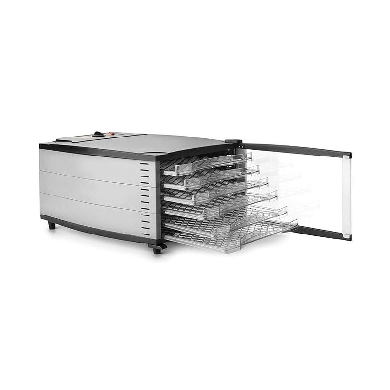 Déshydrateur rotatif pour fruits, légumes, viandes, poissons, 6 plateaux