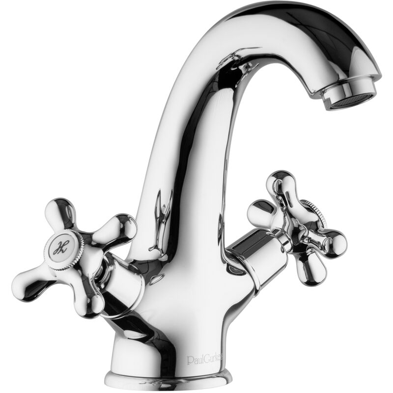 Design Waschtisch-Armatur Zweigriff Waschbecken Wasserhahn Bad Armatur Nostalgie