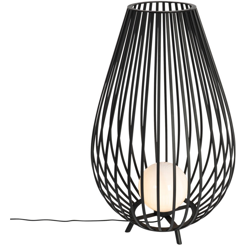 Image of Design Floor Lamp Black with Opal&hellip;