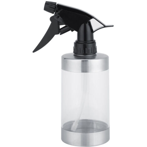 Design con grilletto a spruzzo in acciaio inossidabile + annaffiatoio in acrilico, flacone spray per acqua, vaso