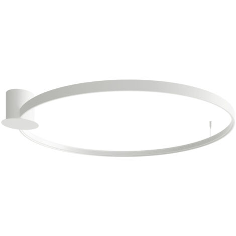 Design Deckenlampe Deckenleuchte LED Ring weiß Esszimmerleuchte Wohnzimmerlampe