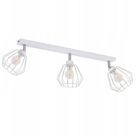 DESIGN DECKENLEUCHTE PLAFON STRIP METALL DIAMOND