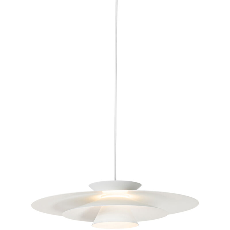 Qazqa Design-hängelampe Weiß Inkl. Led 3-stufig Dimmbar - Pauline