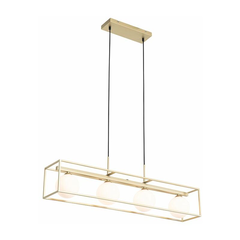 Image of Design Pendant Light Gold with White&hellip;
