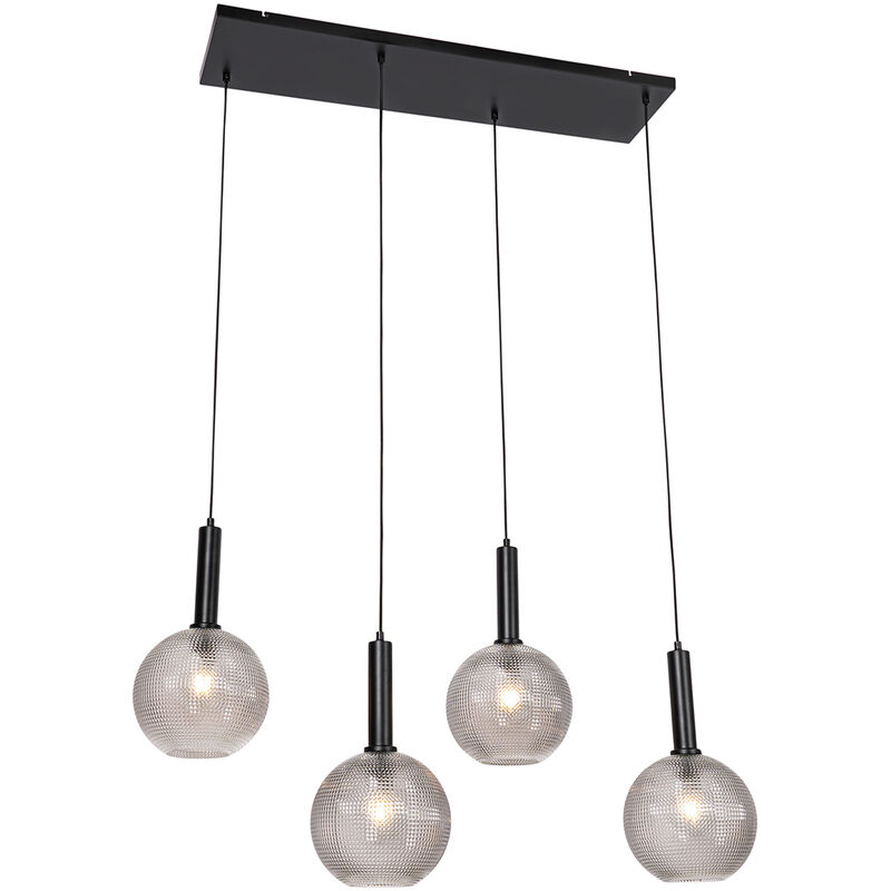 Image of Design Pendant Light Black with Smoke&hellip;