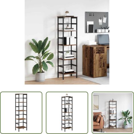 Design industriale -  Libreria Legno vecchio 40 x 29,5 x 149 cm Legno multistrato