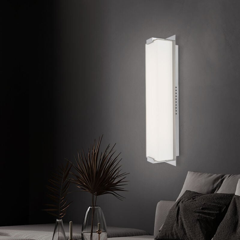 Globo - Applique led applique murale verre chrome 43 cm salon chambre salle à manger