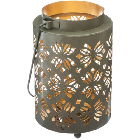Design-Laterne aus Metall H13cm - Model 2