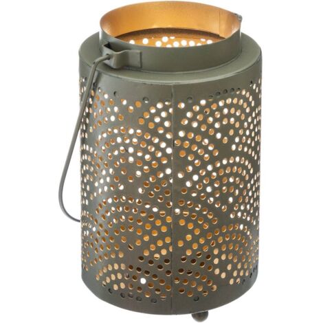 Design-Laterne aus Metall H13cm - Model 4