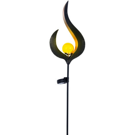 Design LED Lampe solaire Eclairage extérieur Décoration Lampe enfichable Flamme Design Globo 33465