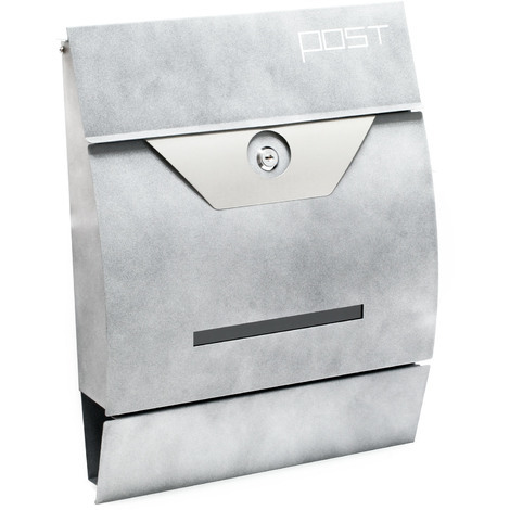 Grey letterbox tiles