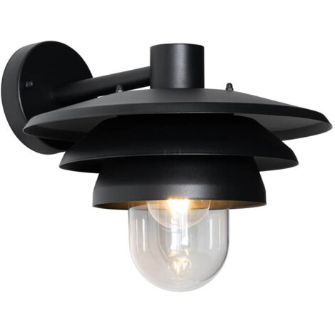 Design Outdoor Wall Lamp Black IP44 - Morty