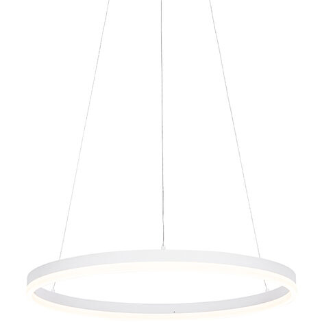 Design Pendant Light White 60 cm Incl. LED 3-Step Dimmable - Anello