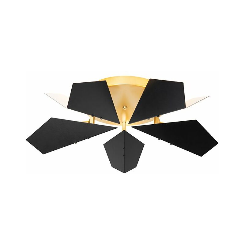 Image of Design Ceiling Light Black with Gold&hellip;